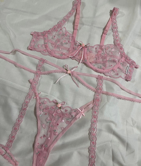 Embroidery handmade lingerie